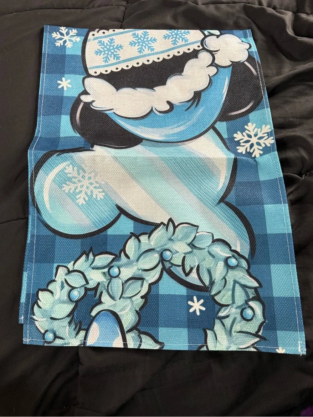 Winter Mickey Ears Table Runner